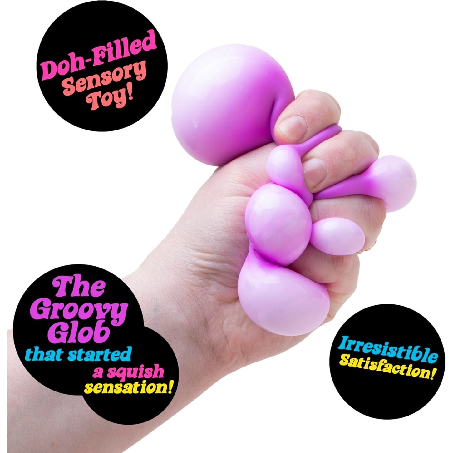 NeeDoh Original Sensory Ball - Purple - Image 3